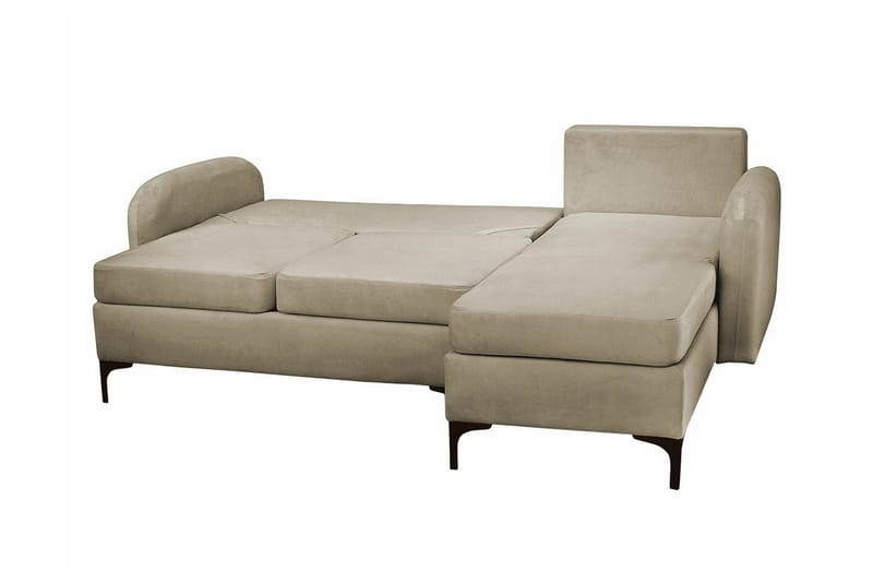 Knocklong 3-personers Hjørnesovesofa - Gul-Grøn - Møbler - Sofaer - Sovesofaer