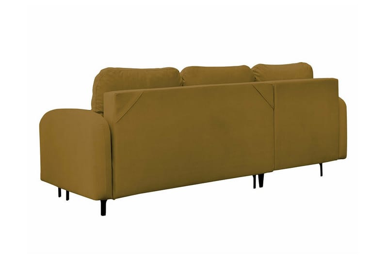 Knocklong 3-personers Hjørnesovesofa - Gul/Grøn - Møbler - Sofaer - Sovesofaer