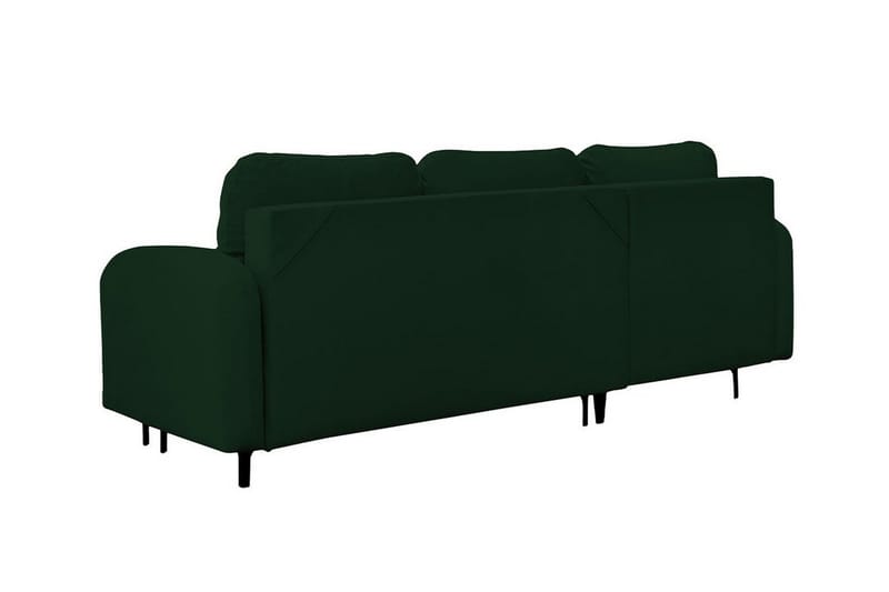 Knocklong 3-personers Hjørnesovesofa - Mørkegrøn - Møbler - Sofaer - Sovesofaer