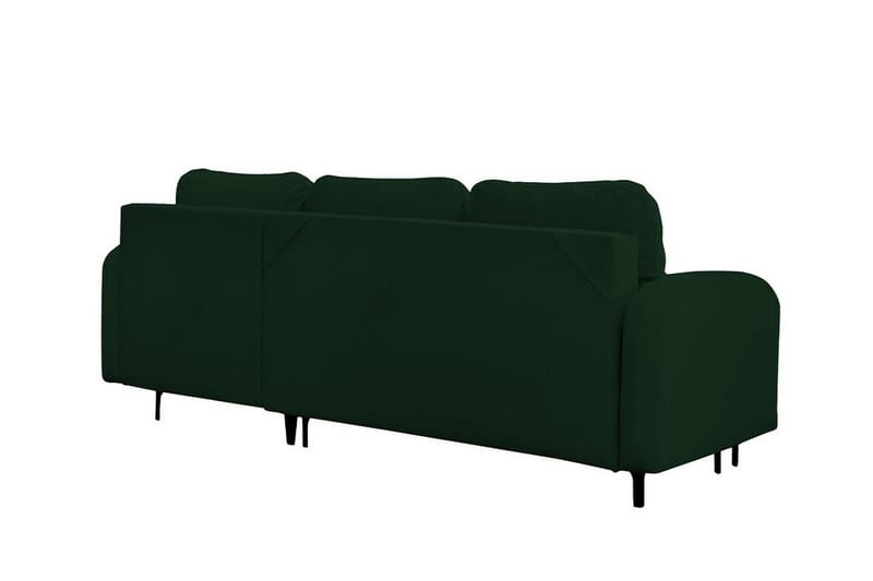 Knocklong 3-personers Hjørnesovesofa - Mørkegrøn - Møbler - Sofaer - Sovesofaer