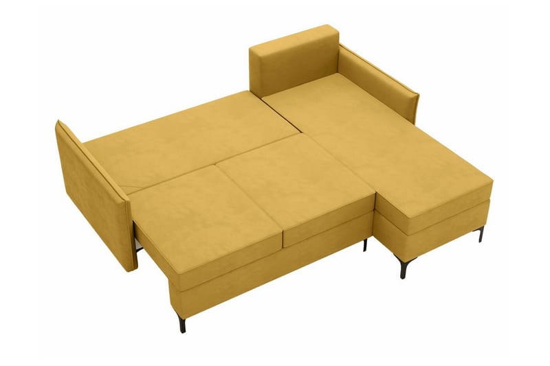 Knocklong 3-personers Hjørnesovesofa - Mørkegrå - Møbler - Sofaer - Sovesofaer