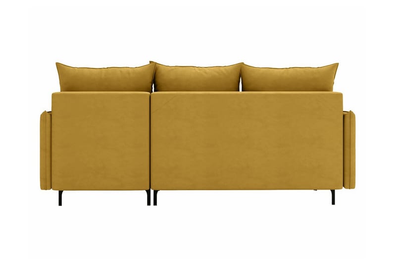 Knocklong 3-personers Hjørnesovesofa - Mørkegrå - Møbler - Sofaer - Sovesofaer