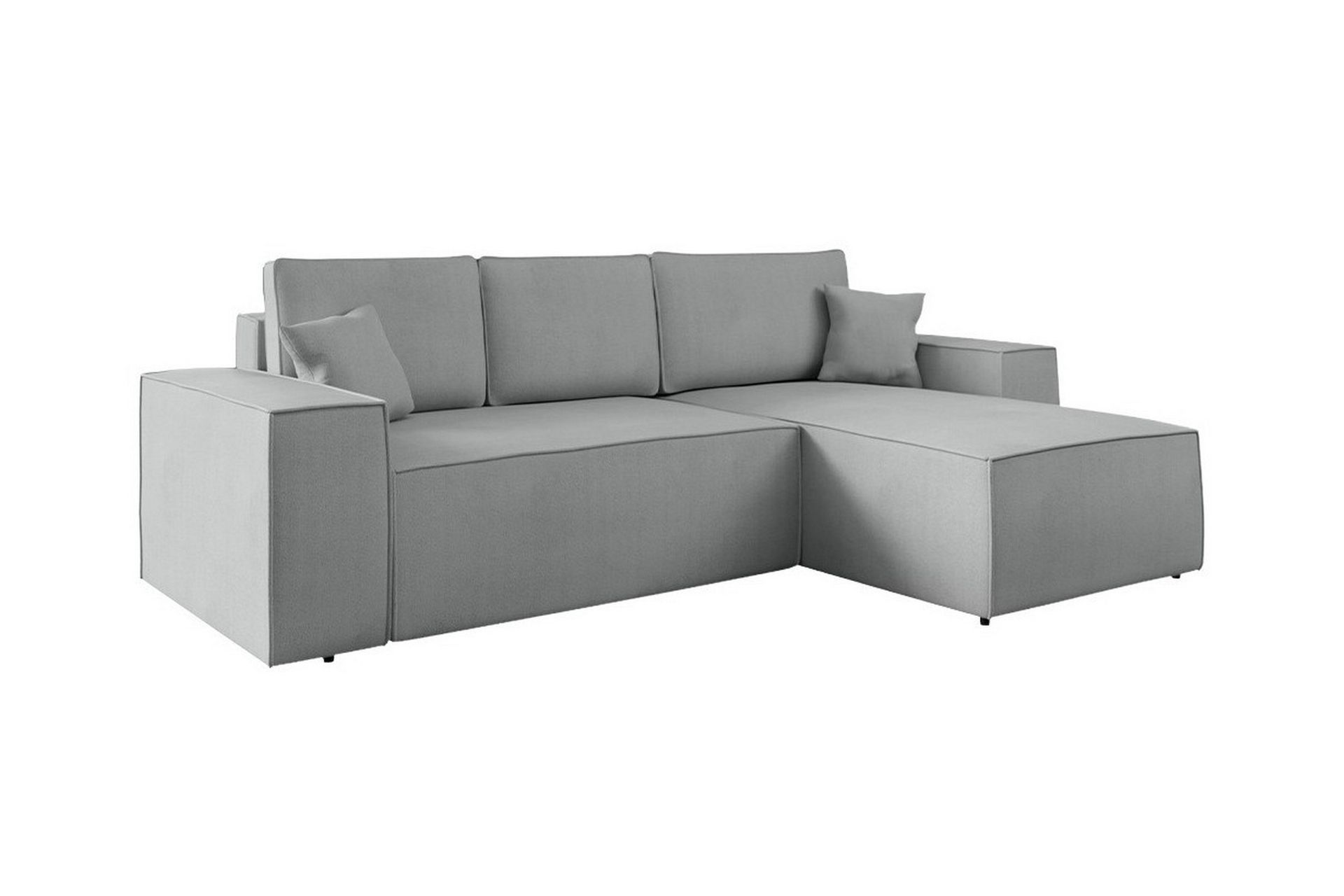 Knocklong 3-personers Hjørnesovesofa - Grå - Møbler - Sofaer - Sovesofaer
