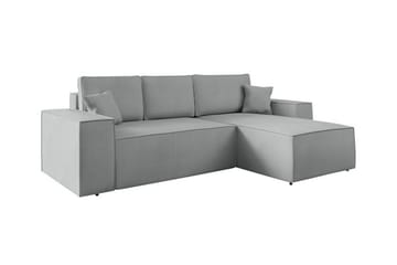 Knocklong 3-personers Hjørnesovesofa - Grå - Møbler - Sofaer - Sovesofaer