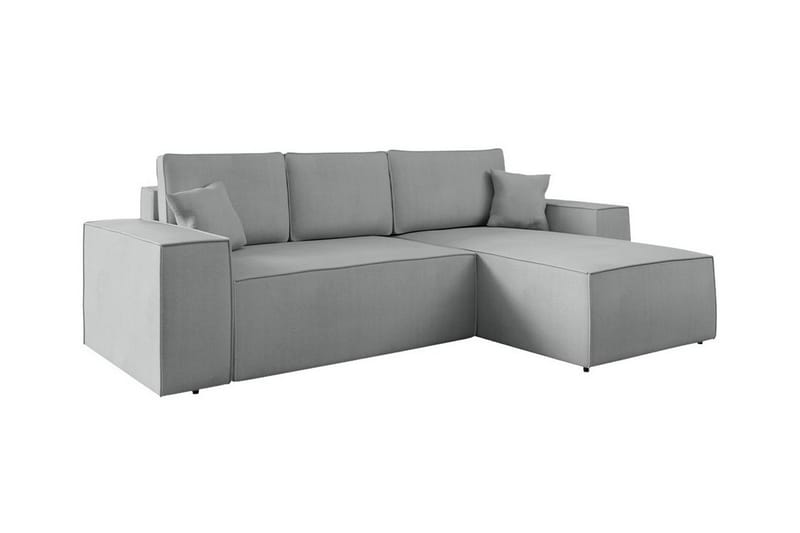 Knocklong 3-personers Hjørnesovesofa - Grå - Møbler - Sofaer - Sovesofaer