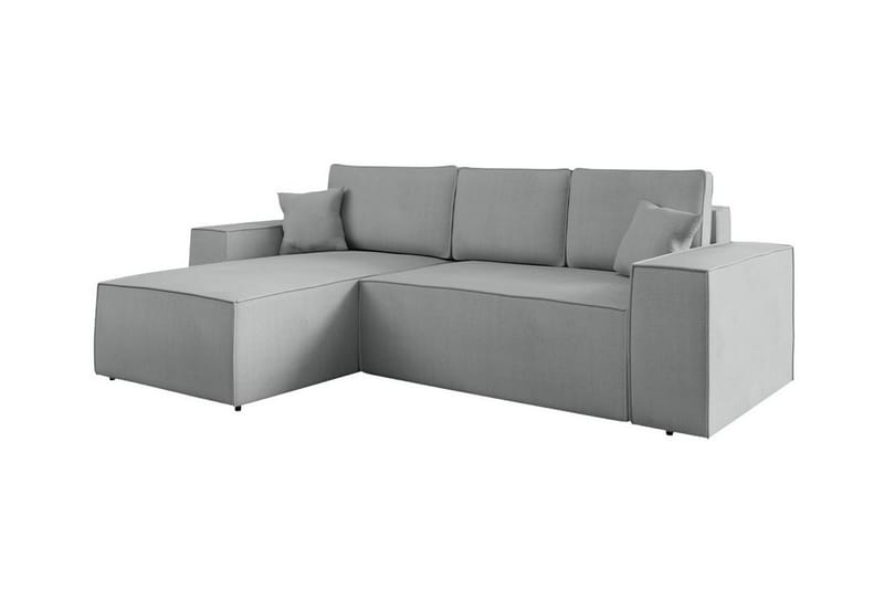 Knocklong 3-personers Hjørnesovesofa - Grå - Møbler - Sofaer - Sovesofaer