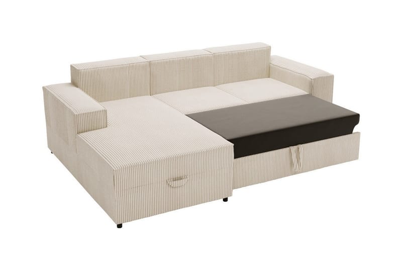 Knocklong 3-personers Hjørnesovesofa - Beige - Sovesofaer - Hjørnesovesofa