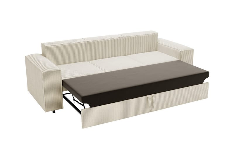 Knocklong 3-personers Sovesofa - Beige - Møbler - Sofaer - Sovesofaer