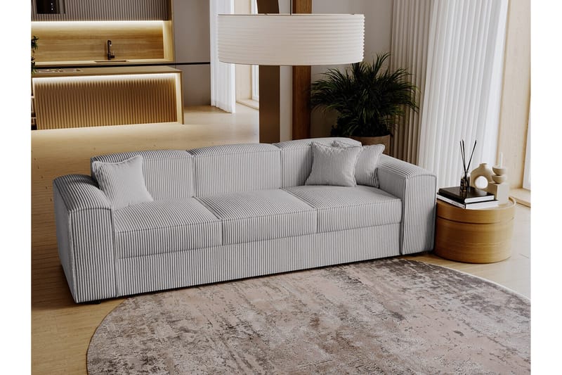 Knocklong 3-personers Sovesofa - Lysegrå - Møbler - Sofaer - Sovesofaer