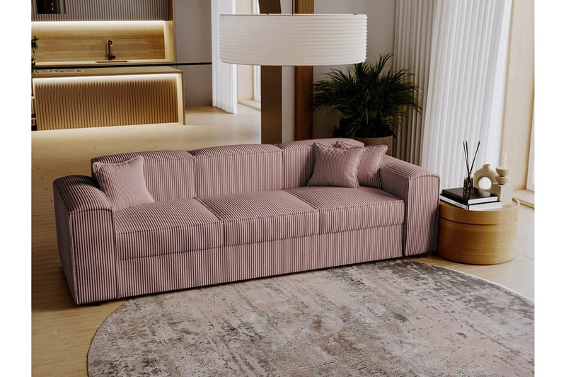 Knocklong 3-personers Sovesofa - Beige - Sovesofaer - 3 personers sovesofa