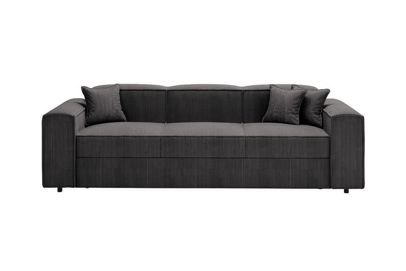 Knocklong 3-personers Sovesofa - Mørkegrå - Møbler - Sofaer - Sovesofaer