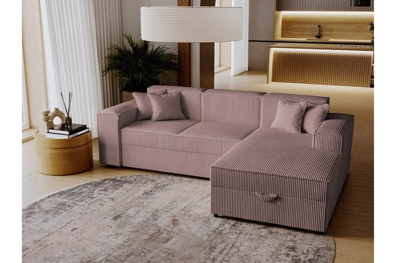 Knocklong 3-personers Hjørnesovesofa - Møbler - Sofaer - Sovesofaer