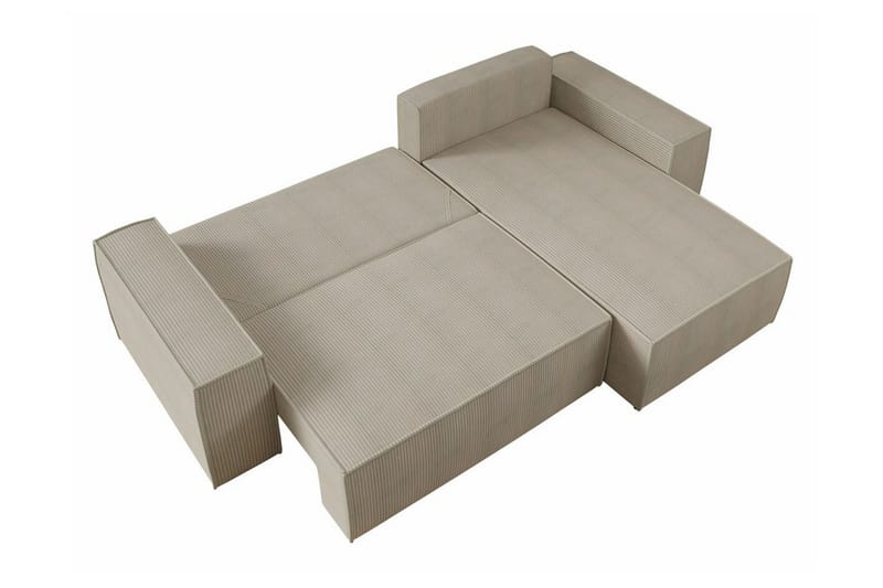 Knocklong 3-personers Hjørnesovesofa - Sort - Møbler - Sofaer - Sovesofaer