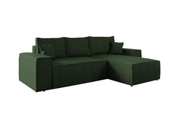 Knocklong 3-personers Hjørnesovesofa - Grøn - Møbler - Sofaer - Sovesofaer