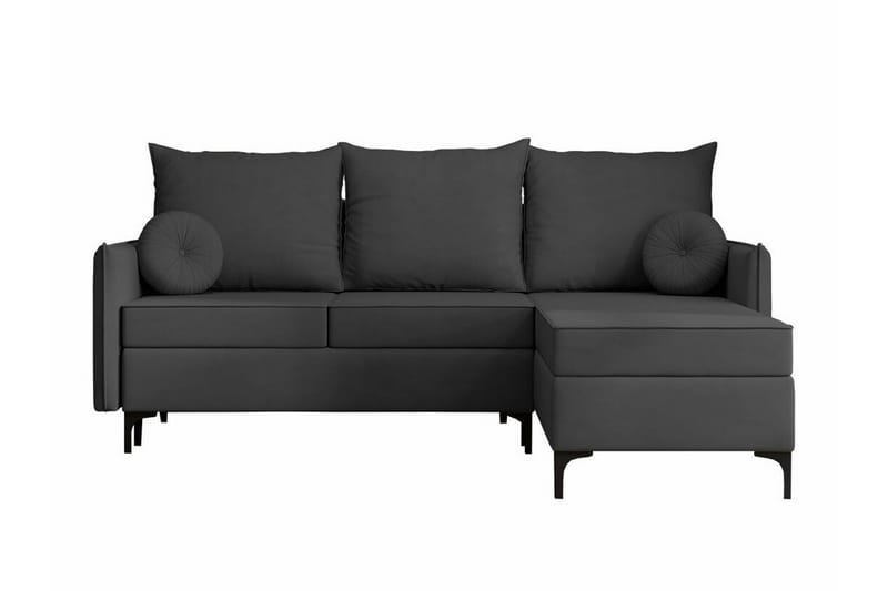 Knocklong 3-personers Hjørnesovesofa, Mørkegrå