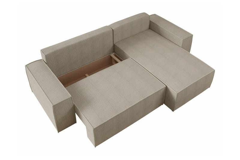 Knocklong 3-personers Hjørnesovesofa - Sort - Møbler - Sofaer - Sovesofaer