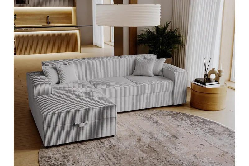 Knocklong 3-personers Hjørnesovesofa - Møbler - Sofaer - Sovesofaer