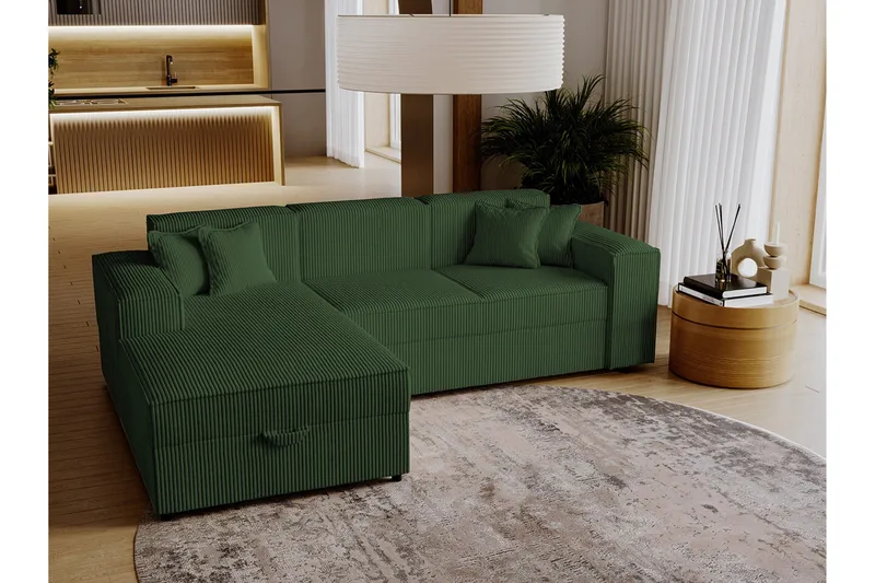 Knocklong 3-personers Hjørnesovesofa - Møbler - Sofaer - Sovesofaer