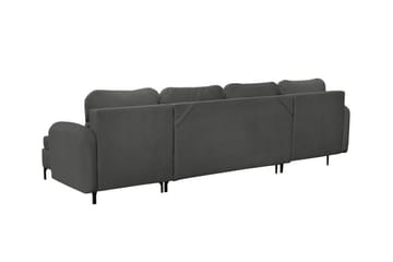 Knocklong 4-sits Hörnbäddsoffa Dark grey - Møbler - Sofaer - Sovesofaer