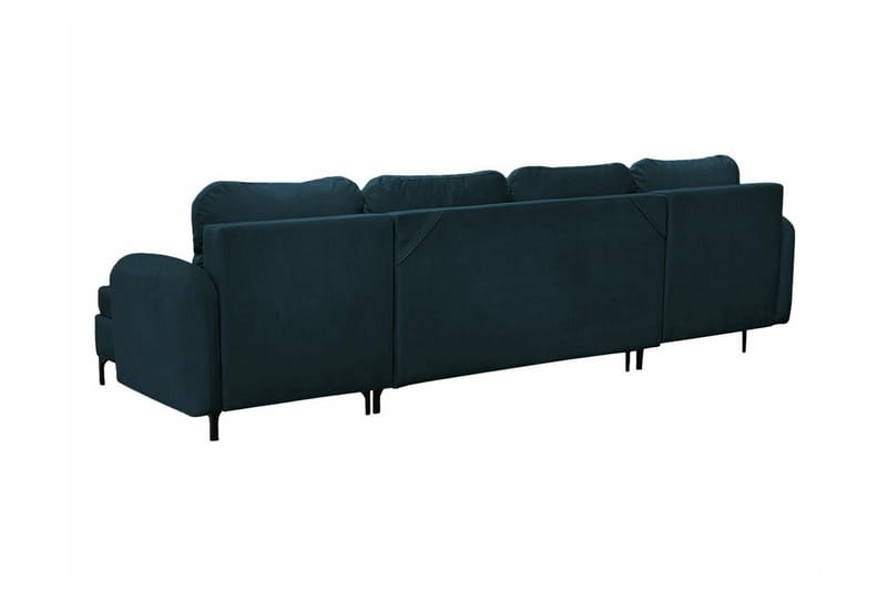 Knocklong 4-sits Hörnbäddsoffa NO_BRAND Dark blue - Møbler - Sofaer - Sovesofaer