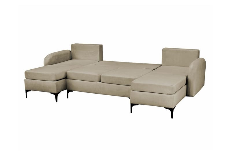 Knocklong 4-sits Hörnbäddsoffa NO_BRAND Dark green - Møbler - Sofaer - Sovesofaer