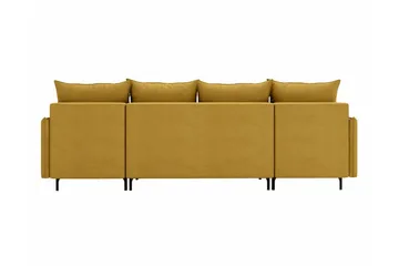 Knocklong 4-personers Hjørnesovesofa - Mørkegrå - Møbler - Sofaer - Sovesofaer