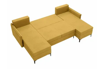 Knocklong 4-personers Hjørnesovesofa - Grøn - Møbler - Sofaer - Sovesofaer