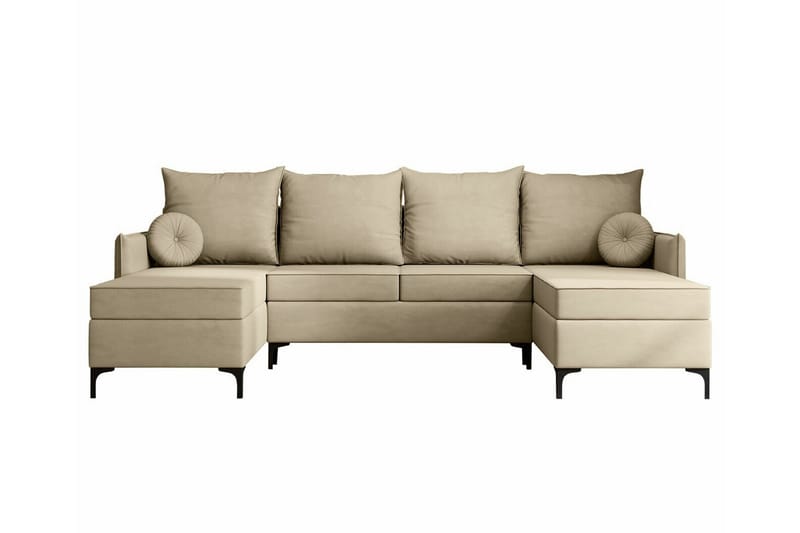 Knocklong 4-personers Hjørnesovesofa, Cream