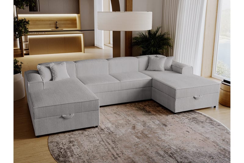 Knocklong 4-personers Hjørnesovesofa - Møbler - Sofaer - Sovesofaer