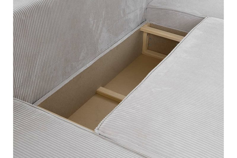 Knocklong 4-personers Hjørnesovesofa - Lysebrun - Møbler - Sofaer - Sovesofaer