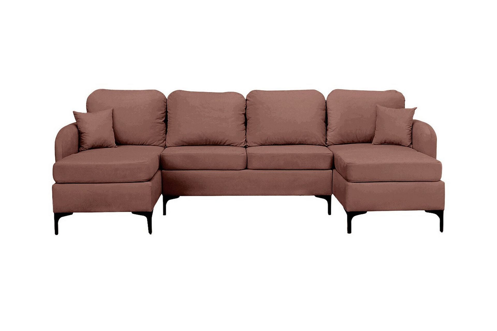 Knocklong 4-personers Hjørnesovesofa - Brun - Møbler - Sofaer - Sovesofaer