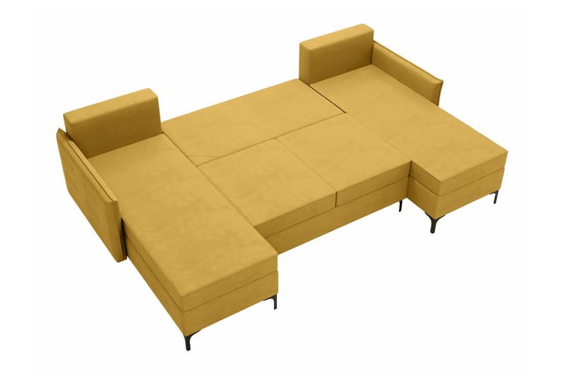 Knocklong 4-personers Hjørnesovesofa - Mørkegrå - Møbler - Sofaer - Sovesofaer
