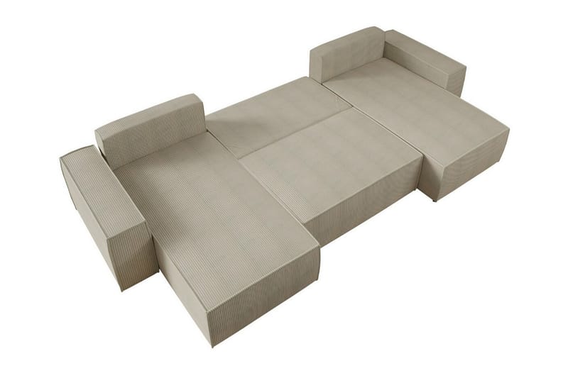 Knocklong 4-personers Hjørnesovesofa - Blå - Møbler - Sofaer - Sovesofaer