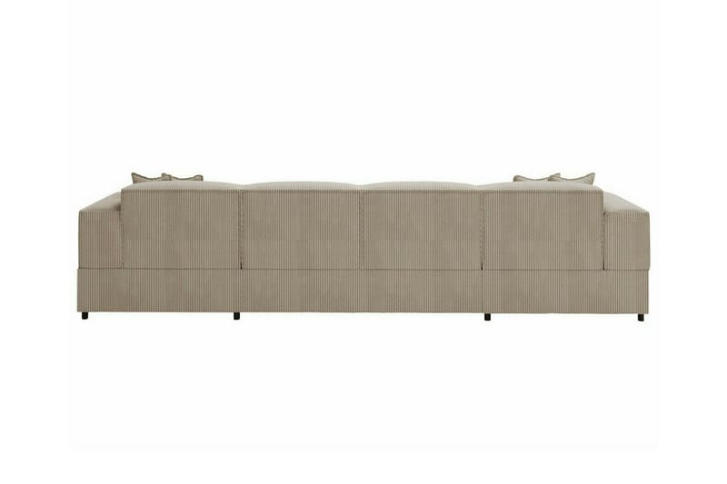 Knocklong 4-personers Hjørnesovesofa - Beige - Sovesofaer - Hjørnesovesofa