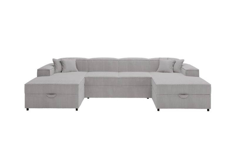 Knocklong 4-personers Hjørnesovesofa - Lysegrå/Mørkegrå - Møbler - Sofaer - Sovesofaer