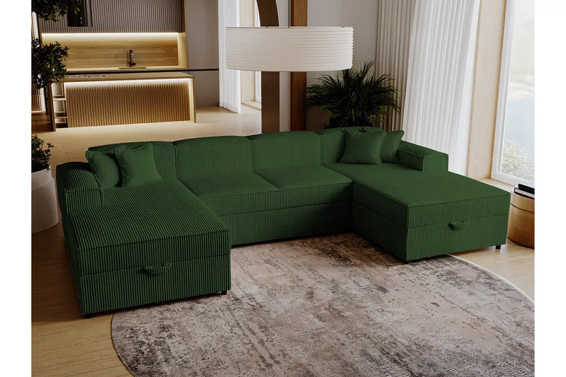 Knocklong 4-personers Hjørnesovesofa - Møbler - Sofaer - Sovesofaer