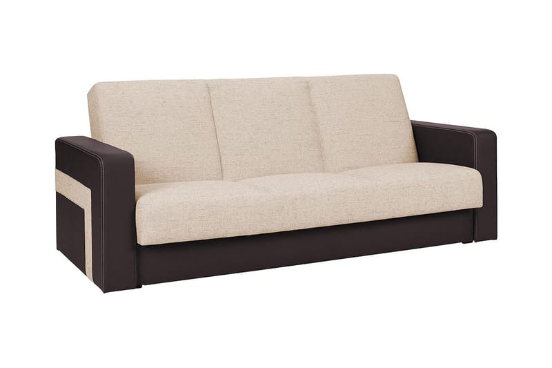 Kold sovesofa 222x97x88 cm - Sovesofaer - Lædersofaer - 3 personers sovesofa