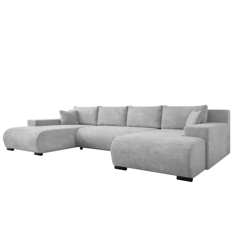 Krysen 4-personers sovesofa med dobbelt chaiselong - grå - Møbler - Sofaer - Sovesofaer