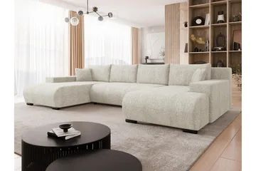 Krysen Sovesofa Dubbeldivan 4-sits - Beige - Møbler - Sofaer - Sovesofaer
