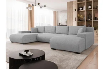 Krysen Sovesofa Dubbeldivan 4-sits - Grå - Møbler - Sofaer - Sovesofaer