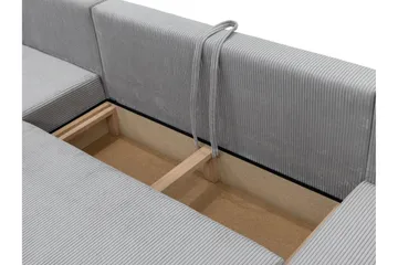 Krysen Sovesofa Dubbeldivan 4-sits - Grå - Møbler - Sofaer - Sovesofaer