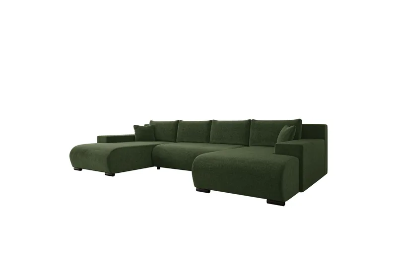 Krysen Sovesofa Dubbeldivan 4-sits - Grøn - Møbler - Sofaer - Sovesofaer