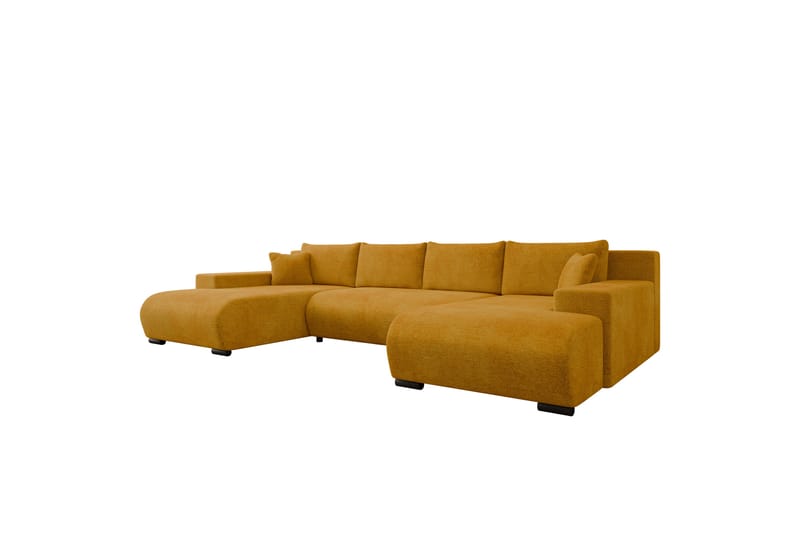 Krysen Sovesofa Dubbeldivan 4-sits - Gul - Møbler - Sofaer - Sovesofaer
