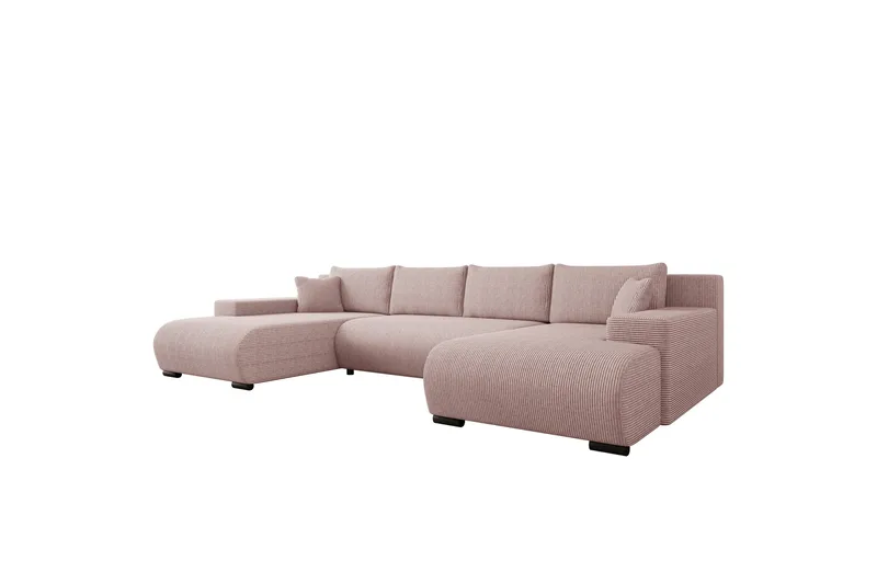 Krysen Sovesofa Dubbeldivan 4-sits, Rosa