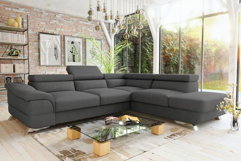 Lagos 5-sits Bäddsoffa Vänster Idalia 7 Left-faced - Møbler - Sofaer - Sovesofaer