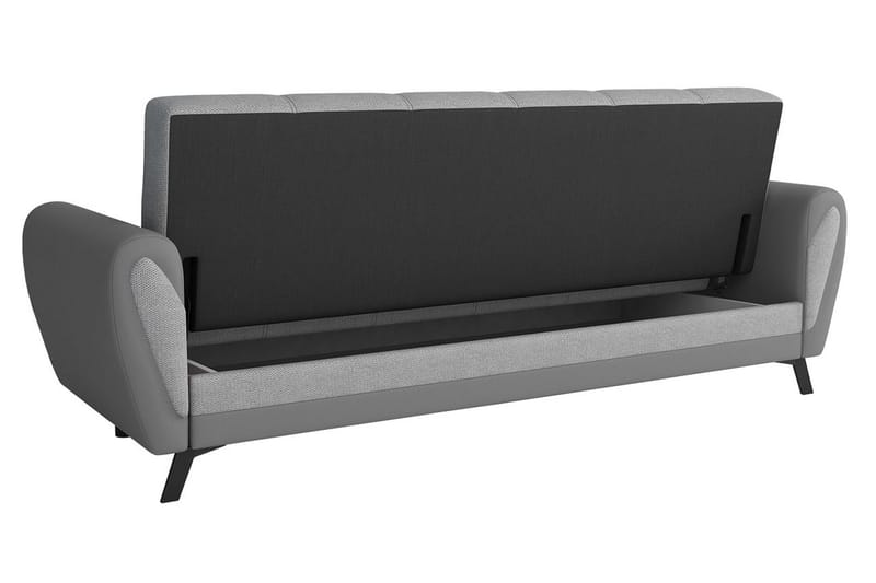 Laterse 3-Pers. Sofa - Sort - Sovesofaer - 3 personers sovesofa - Velour sofaer