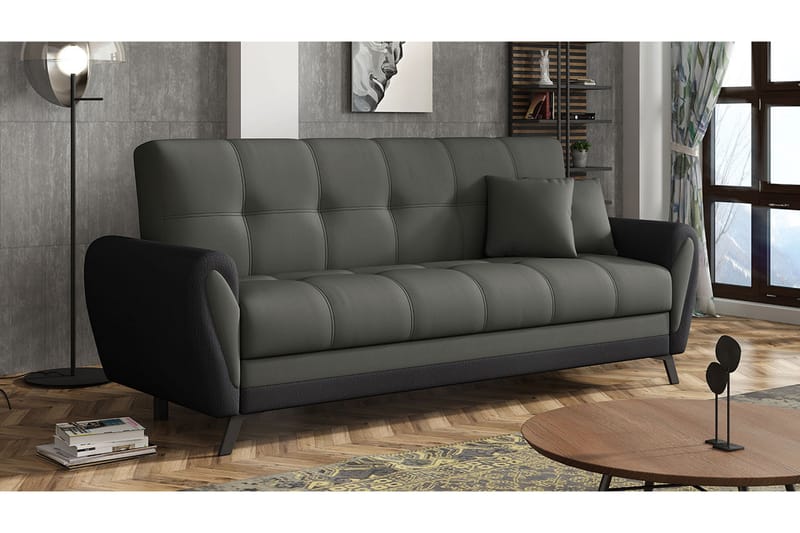 Laterse 3-Pers. Sofa - Mørkegrå - Møbler - Sofaer - Sovesofaer