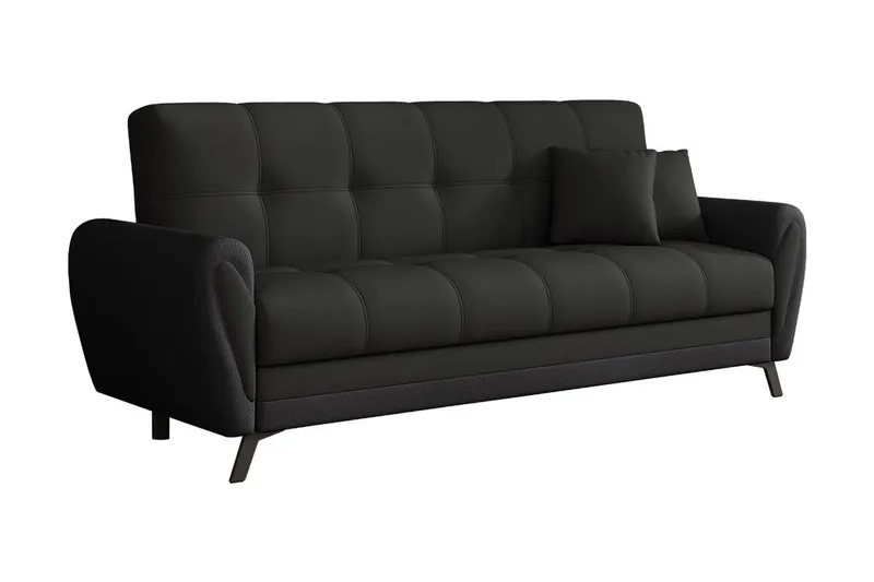 Laterse 3-Pers. Sofa, Sort