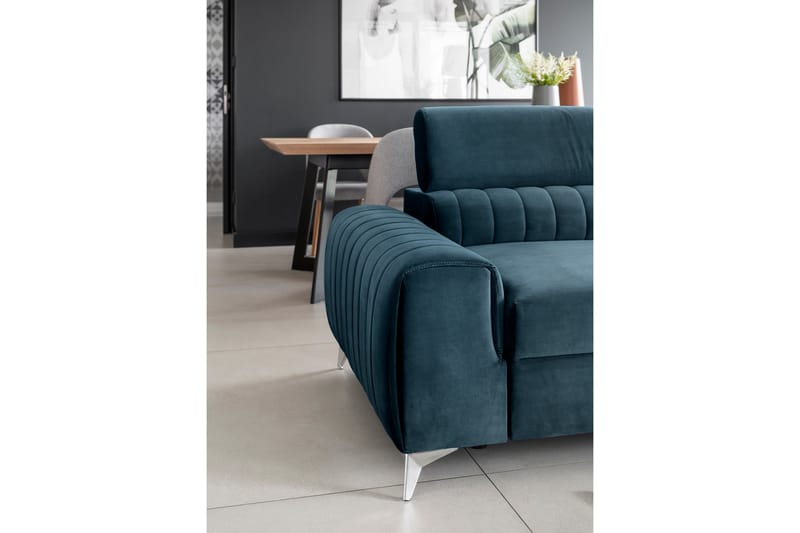 Laurece Sovesofa 3-personers - Blå - Møbler - Sofaer - Sovesofaer