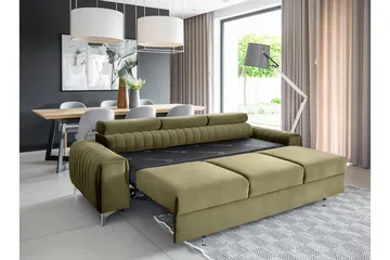 Laurece Sovesofa 3-personers - Grøn - Møbler - Sofaer - Sovesofaer